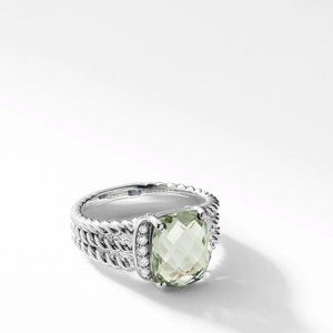🌟MOVING SALE🌟 David Yurman Wheaton Petite Ring Prasiolite - 6.5
